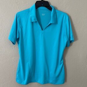Women’s Nike Performance Golf Shirt, Blue, Large (12/14)